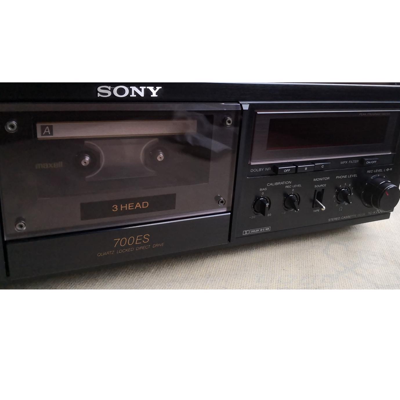 Sony tc-k700es kaset teyp - kusursuz durumda koleksiyonluk 
