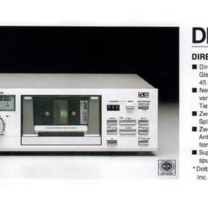 Jvc dd-5 cassette deck direct drive .