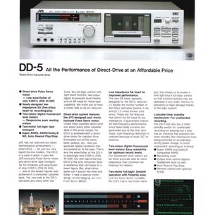 Jvc dd-5 cassette deck direct drive .