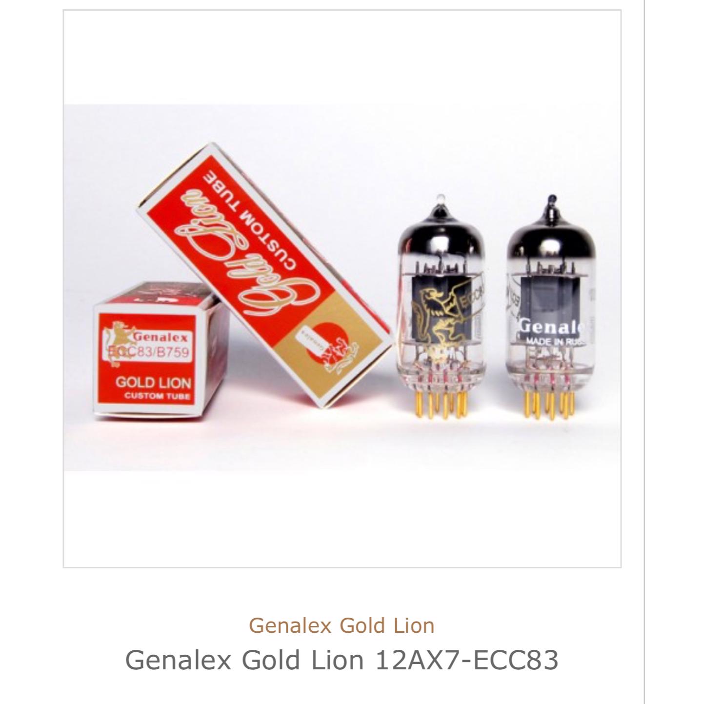 Genalex gold lion 12ax7- ecc83