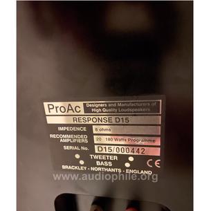 Proac response d15