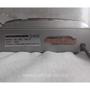 Nordmende rp 1010 hi-fi deck pikap
