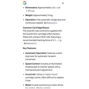 Dual cs601 deck pikap