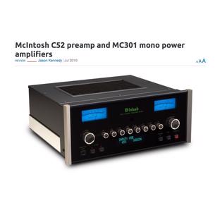 Mcıntosh mc52 pre mc301 mono power takım