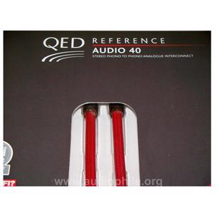 Qed reference audio 40, 1 metrelik rca ara kablo çifti