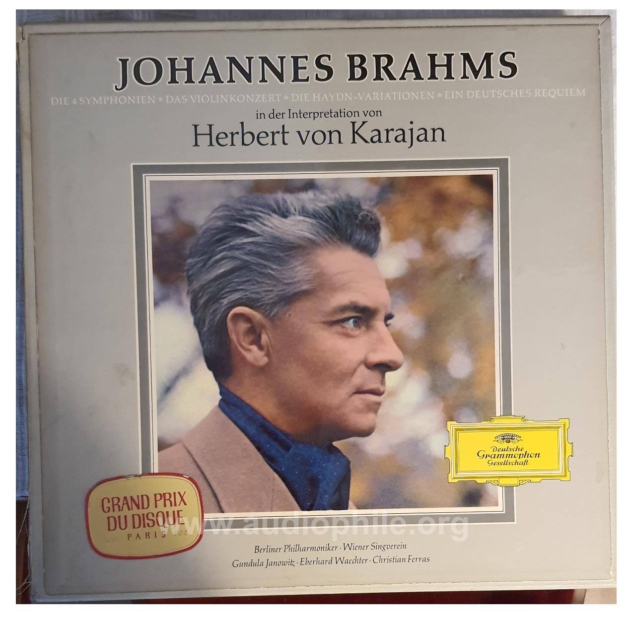 Johannes bramhs 7 x vinyl, lp, numbered limited edition