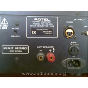 Rotel stereo power amfi 2x200 8 ohm adana