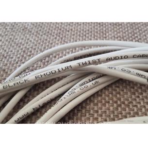 Black rhodium. twist model. 2x265 cm uzulukta hoparlör kablosu