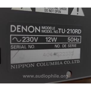Denon tu-210-rd digital stereo tuner